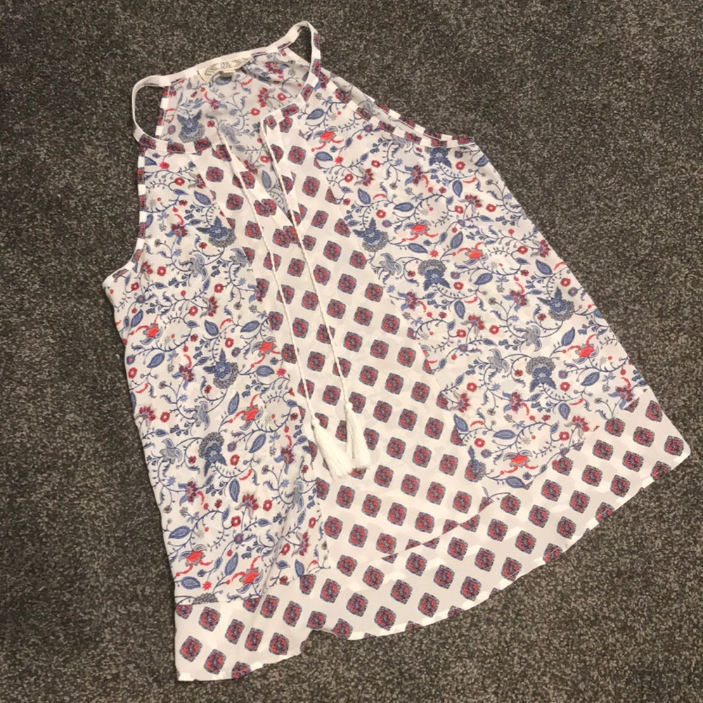 Flowery Tank Top